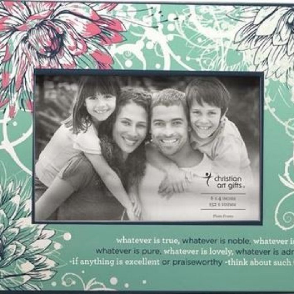 Philippians 4:8 Photo Frame
